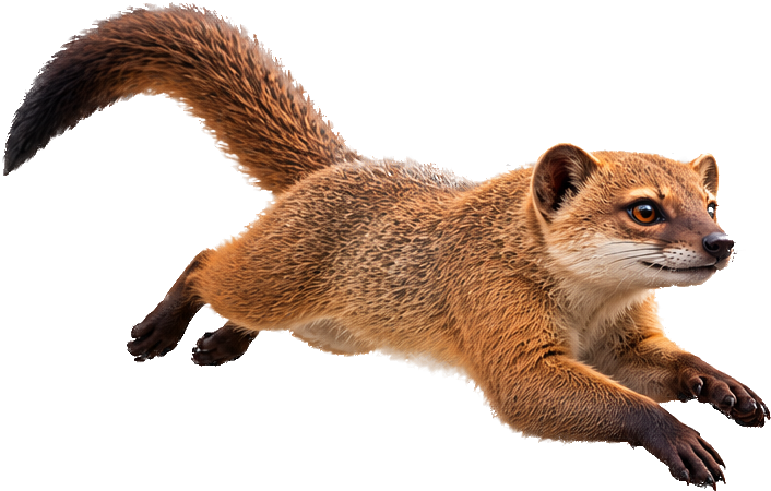 Mongrix OS mongoose mascot